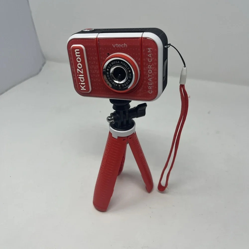 VTech Kidizoom Creator Cam Digital Camera Photo Video Content Creator + Tripod